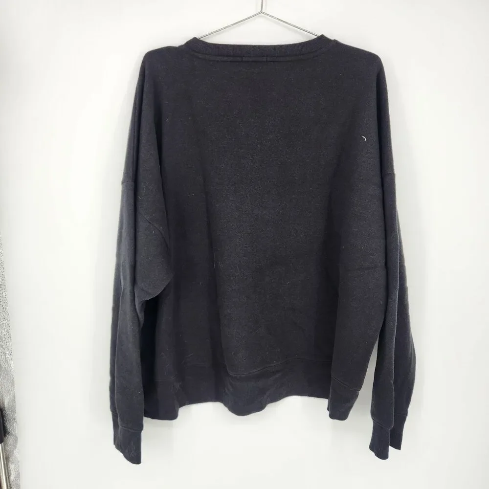 Threads 4 Thought Men's XXL Black Long Sleeve Crewneck Sweater NWT‎